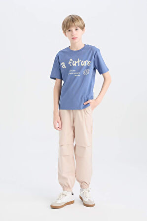 DeFacto Erkek Çocuk Jogger Fit Standart Paça Paraşüt Pantolon D9851A825SPBG107