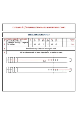 DeFacto Erkek Dikdörtgen Toka Suni Deri Jean Kemeri Y6449AZNSBK23