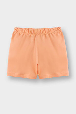 DeFacto Kız Bebek 4'lü Pijama Takımı Yıldız Desenli Kısa Kollu Penye Üst Beli Lastikli Şort E1555A525HSOG189
