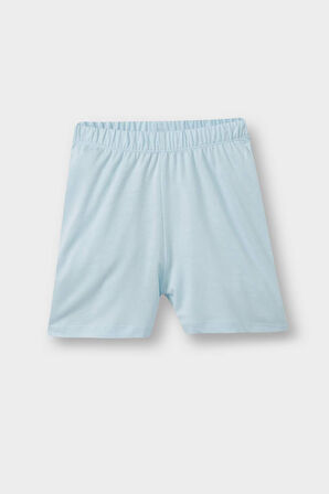 Erkek Bebek 4'lü Pijama Takımı Araç Baskılı Kısa Kollu Penye Üst Şort