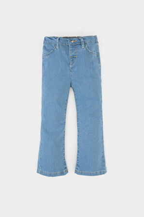 DeFacto Kız Bebek Flare Fit Jean Pantolon E0423A525SPBE394