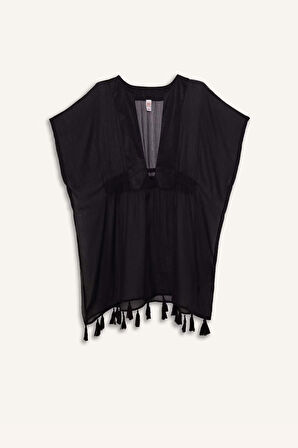 Beyaz  Şifon Kimono-Fall in Love