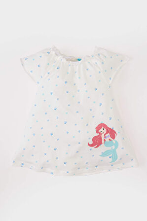 Kız Bebek Disney Prenses Kısa Kollu Penye Pijama Takımı