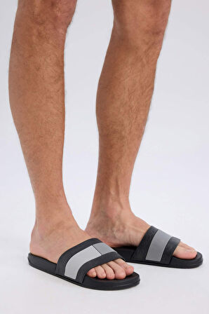 DeFacto Erkek Düz Taban Tek Bantlı Eva Terlik E3338AX25SMBK23