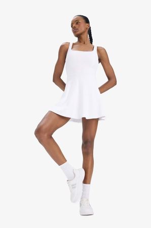 DeFacto Standart Fit Kalın Askılı İçi Kısa Taytlı Tenis Elbisesi E3588AX25SMWT34