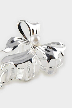 Kadın İncili Gold Kurdele Mandal Toka