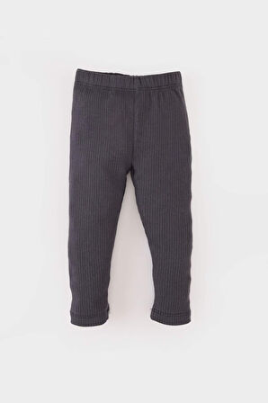 Erkek Bebek Beli Lastikli Fitilli Kaşkorse Basic Düz Tayt