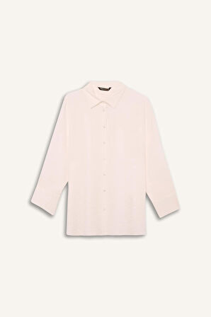 DeFacto Regular Fit Basic Düz Uzun Kollu Gömlek C3819AX25SPWT32