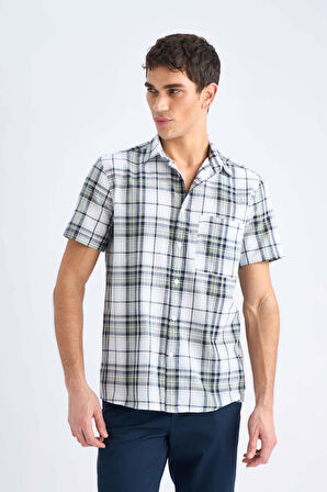 Regular Fit Polo Yaka Kısa Kollu Gömlek