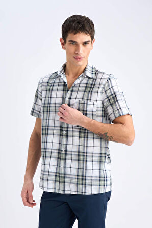 Regular Fit Polo Yaka Kısa Kollu Gömlek