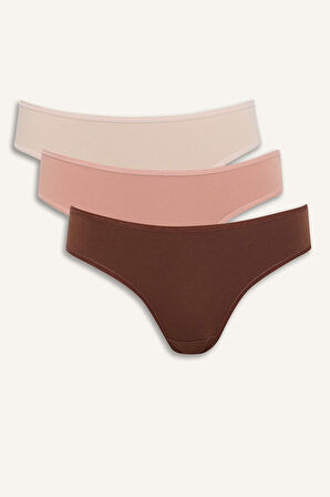 DeFacto 3'lü Slip Külot-Fall in Love E4880AX25SPBG790