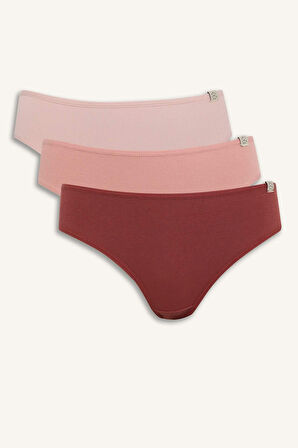 DeFacto Ribana 3'lü Slip Külot-Fall in Love D6404AX25SPBR327