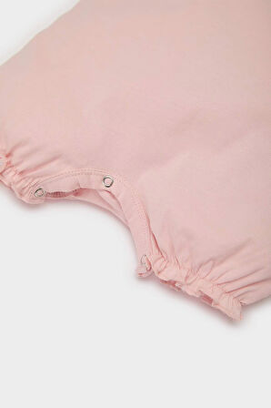 DeFacto Kız Bebek Yenidoğan Penye 2'li Kısa Kollu Tulum E4021A525SMPN141