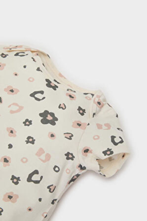 DeFacto Kız Bebek Yenidoğan Penye 2'li Kısa Kollu Tulum E4021A525SMPN141