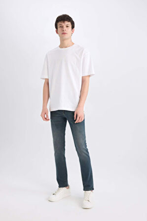 Pedro Slim Fit Dar Kalıp Normal Bel Dar Paça Jean Pantolon