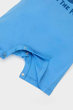 DeFacto Erkek Bebek Yenidoğan Baskılı Penye 2'li Kısa Kollu Tulum E4017A525HSBE277