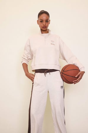 DeFacto NBA Chıcago Bulls Yarım Fermuarlı Sweatshirt D6123AX25SPER218