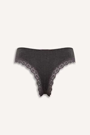 DeFacto Dantel Detaylı 3'lü Brazilian Külot-Fall in Love E4215AX25SPPN287