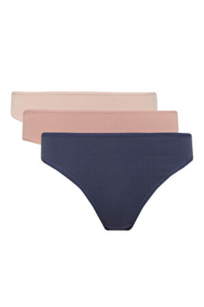 DeFacto Ribana 3'lü Slip Külot-Fall in Love E4879AX25SPBR479