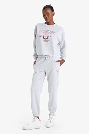 DeFactoFit NBA Brooklyn Nets Bisiklet Yaka Sporcu Sweatshirt