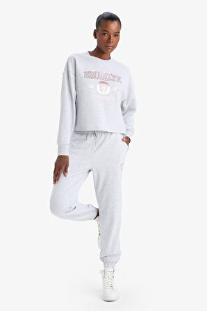 DeFactoFit NBA Brooklyn Nets Standart Fit Cepli Sporcu Jogger Eşofman Altı