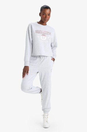 DeFactoFit NBA Brooklyn Nets Standart Fit Cepli Sporcu Jogger Eşofman Altı