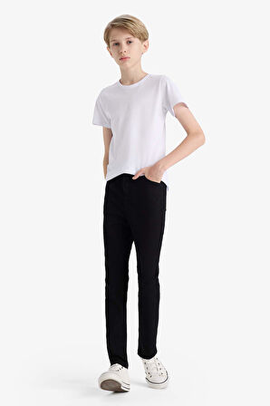 Erkek Çocuk Slim Fit Dar Kesim Düz Paça Jean Pantolon