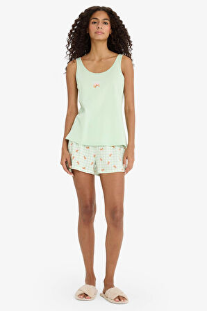 Regular Fit Kolsuz 2'li Takım -Fall in Love