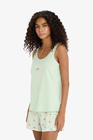 Regular Fit Kolsuz 2'li Takım -Fall in Love