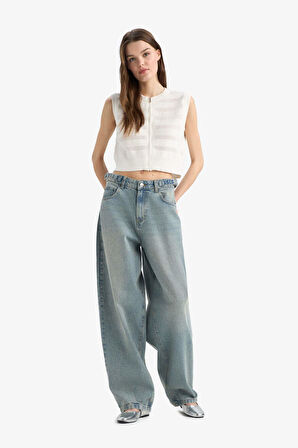Regular Fit Bisiklet Yaka Yelek