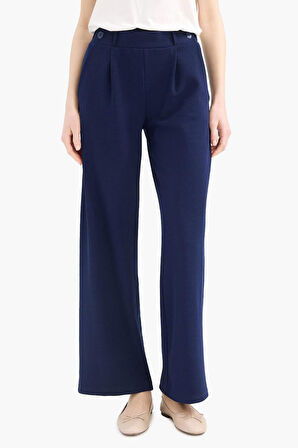 	Straight Wide Geniş Paöa Basic Düz Pantolon