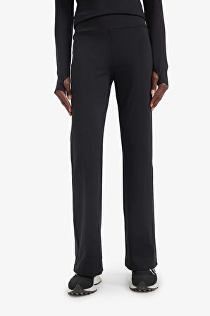 DeFactoFit Geniş Bol Paça Skuba Dalgıç Kumaş Basic Pantolon