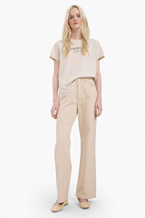 DeFacto Relax Fit Bisiklet Yaka Baskılı Penye Kısa Kollu Tişört E5538AX25SMER37