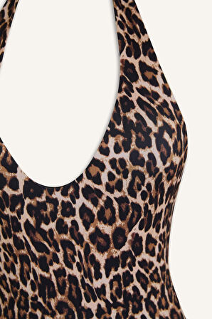 DeFacto Leopar Desenli Mayo-Fall in Love D4048AX25SPBK81