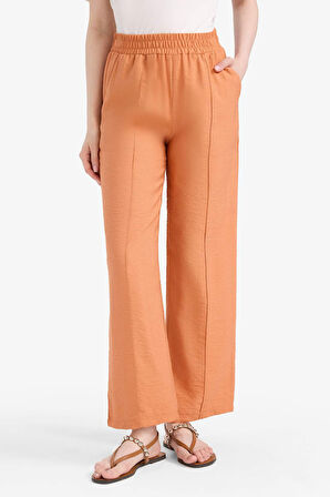 Regular Fit Cep Detaylı Düz Paça Pantolon