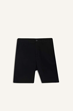 %100 Pamuk Regular Fit Bermuda Şort