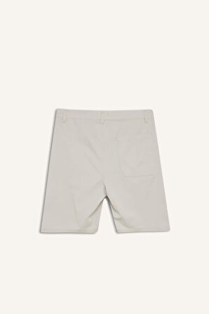 %100 Pamuk Regular Fit Bermuda Şort