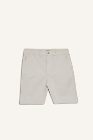 DeFacto %100 Pamuk Regular Fit Bermuda Şort E1231AX25SMGR492