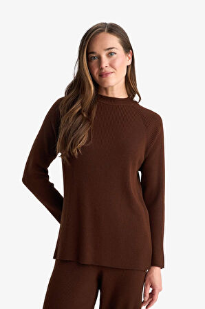 Regular Fit Bisiklet Yaka Kazak