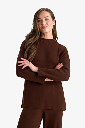 Regular Fit Bisiklet Yaka Kazak