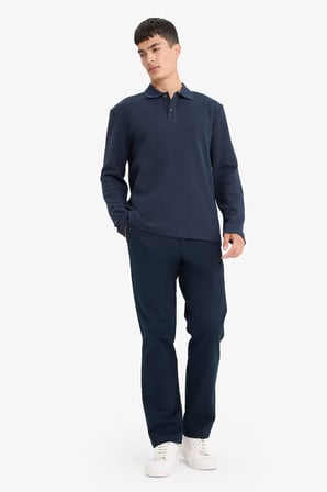 DeFacto REGULAR FIT %100 Pamuk Düğmeli Sweatshirt E9627AX25AUNV64