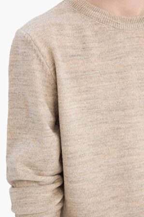 Erkek Çocuk Bisiklet Yaka Triko Kazak