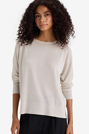 Regular Fit Bisiklet Yaka Triko Kazak