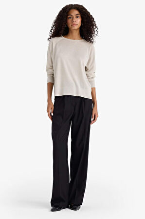 Regular Fit Bisiklet Yaka Triko Kazak