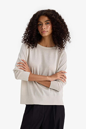 Regular Fit Bisiklet Yaka Triko Kazak