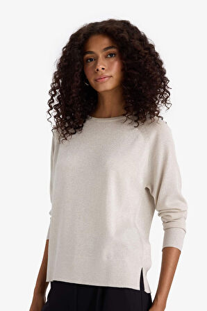 Regular Fit Bisiklet Yaka Triko Kazak