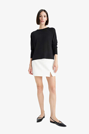 Regular Fit Bisiklet Yaka Kazak