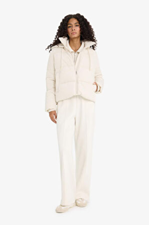 Regular Fit Kapüşonlu Mont