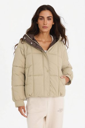 DeFacto Regular Fit Kapüşonlu Fermuarlı Şişme Mont F2144AX25WNKH402