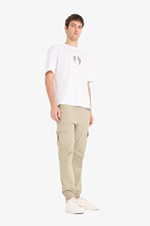 DeFacto %100 Pamuk Regular Kargo Cepli Yazlık Jogger Paraşüt Pantolon E2181AX25SMKH488